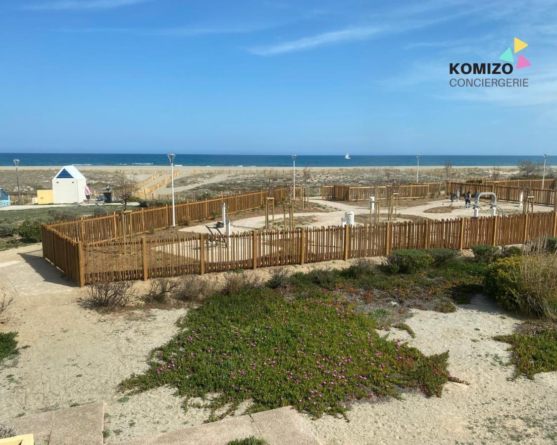L'Aigrette - Front De Mer-Acces Direct Plage Leucate Exterior photo